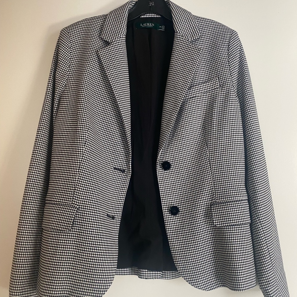 Ralph Lauren Houndstooth Blazer